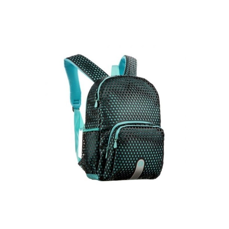 Rucsac ZIPIT Mesh Black & Blue, cu buzunare laterale