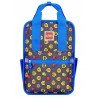 Rucsac Casual LEGO Tribini Fun Small - design Heads and Cup - albastru