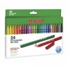 Carioca lavabila, varf liner 3 mm/tip, 24 culori/cutie, ALPINO Standard