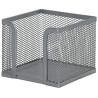 Suport metalic Mesh, pentru cub notite, Q-Connect - silver