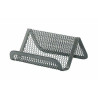 Suport metalic Mesh, pentru carti de vizita, Q-Connect - silver