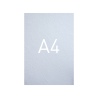 Coperta carton imitatie piele 250g/mp, A4,100/top OPUS - alb