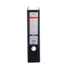 Biblioraft A4, plastifiat PP/paper, margine metalica, 75 mm, Optima Budget - negru