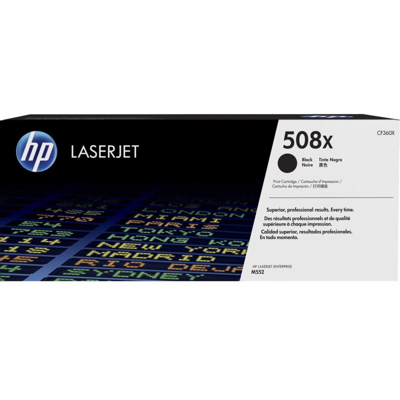 Cartus toner HP negru CF360X(508X) pentru LaserJet M552