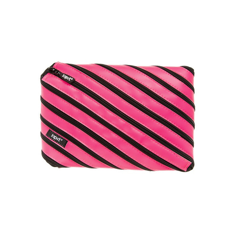 Penar cu fermoar, ZIPIT Neon Jumbo - roz