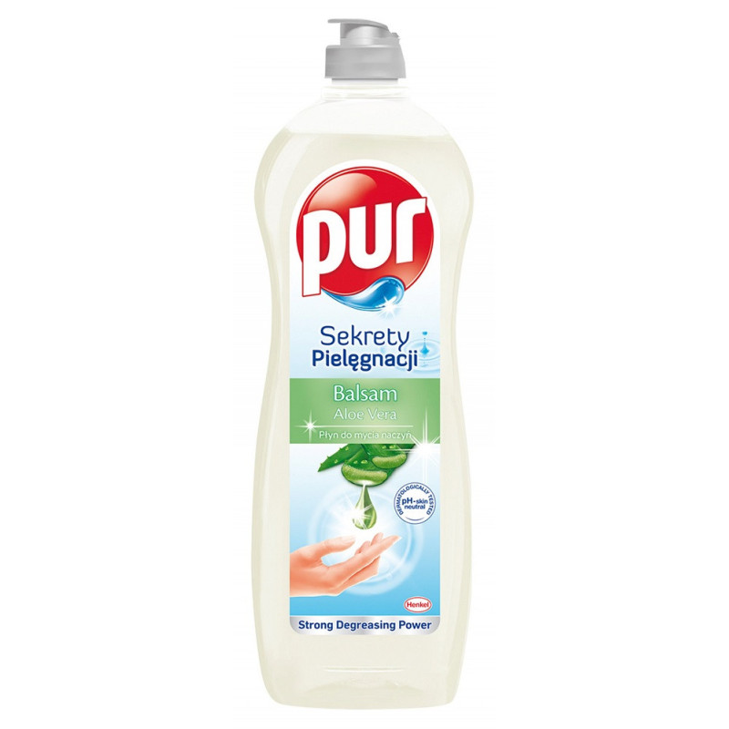 PUR Balsam Aloe, detergent lichid pentru spalat vase, manual, 750ml