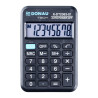 Calculator de buzunar, 8 digits, 88 x 59 x 10 mm, Donau Tech DT2083 - negru
