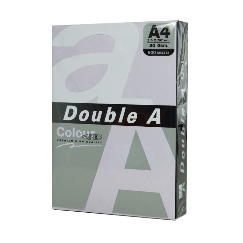 Hartie color pentru copiator A4, 80g/mp, 500coli/top, Double A - pastel lavender