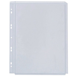 Folie protectie documente A4, cu burduf 28mm, PP - 180 microni, 10/set, Office Products