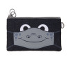 Penar dublu cu fermoar+masca material textil, ZIPIT Face-It Masks - negru