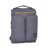 Rucsac CATERPILLAR Code - Quest Commuter, material 420D hexagonal, 2 buzunare exterioare - gri inchi
