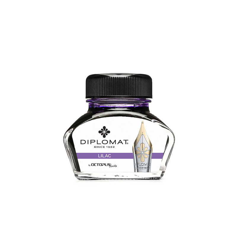 Calimara cu cerneala, 30ml, DIPLOMAT - lilac