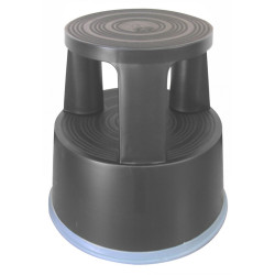 Taburet plastic cu rotile,...