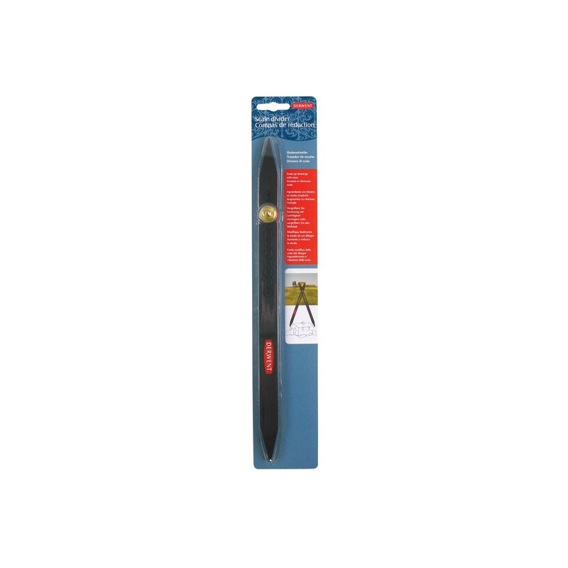 Divizor de scala DERWENT Professional, proportii 4:1 - 1:4, negru