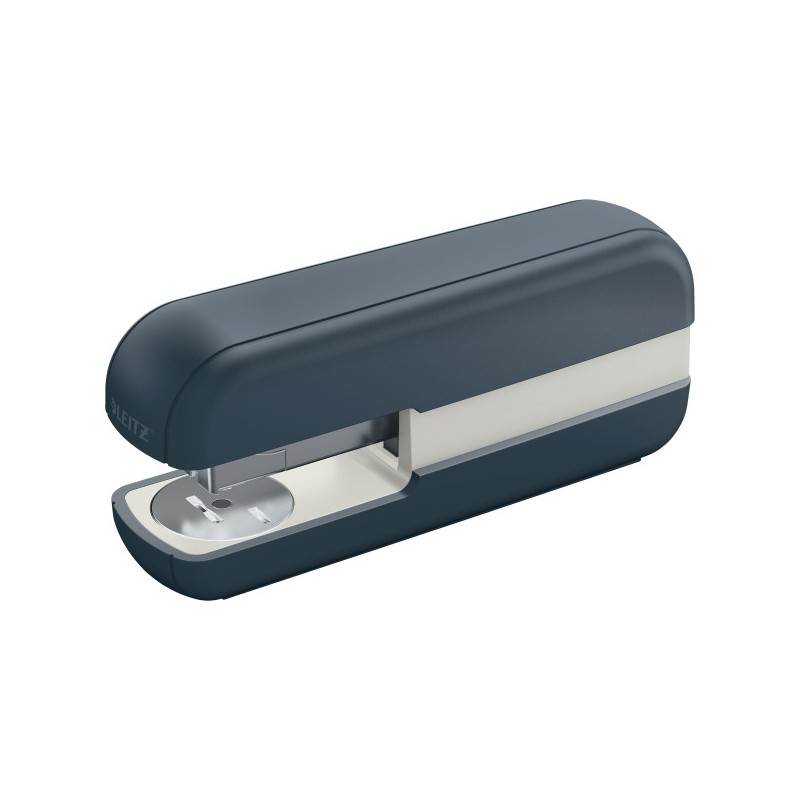 Capsator plastic LEITZ Cosy 5567, 30 coli, 200 capse P3 incluse, gri antracit