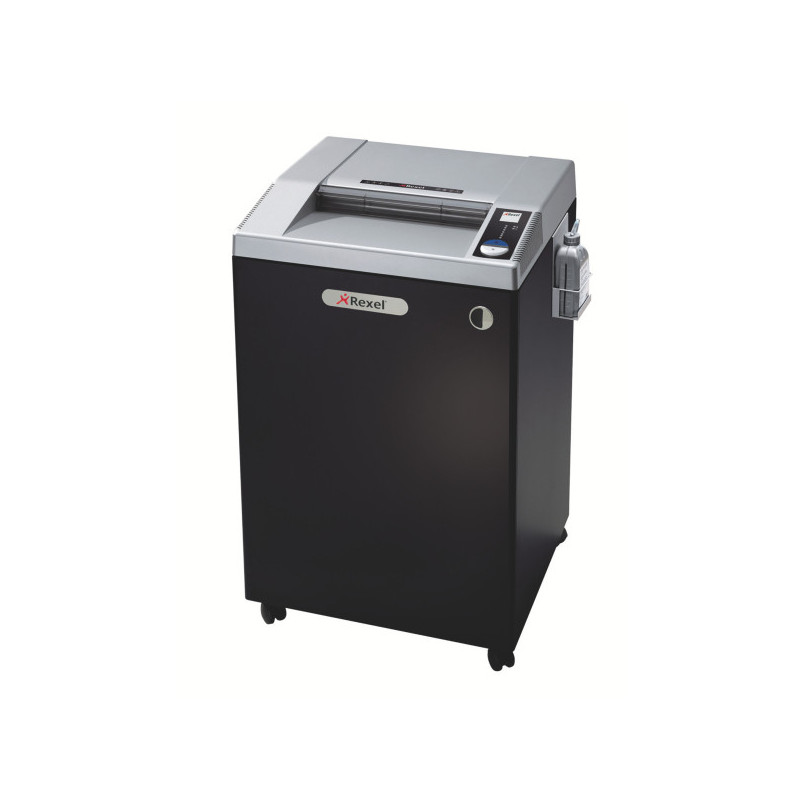 Distrugator documente manual REXEL RLWX39, P4, cross-cut (confeti), 39 coli, cos 225l, cu intrare la