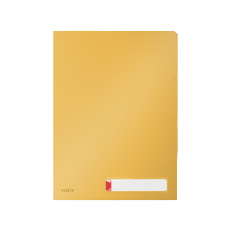 Mapa LEITZ Cosy, 3 compartimente, deschidere superioara si lateral dreapta, cu eticheta, PP, A4, 40