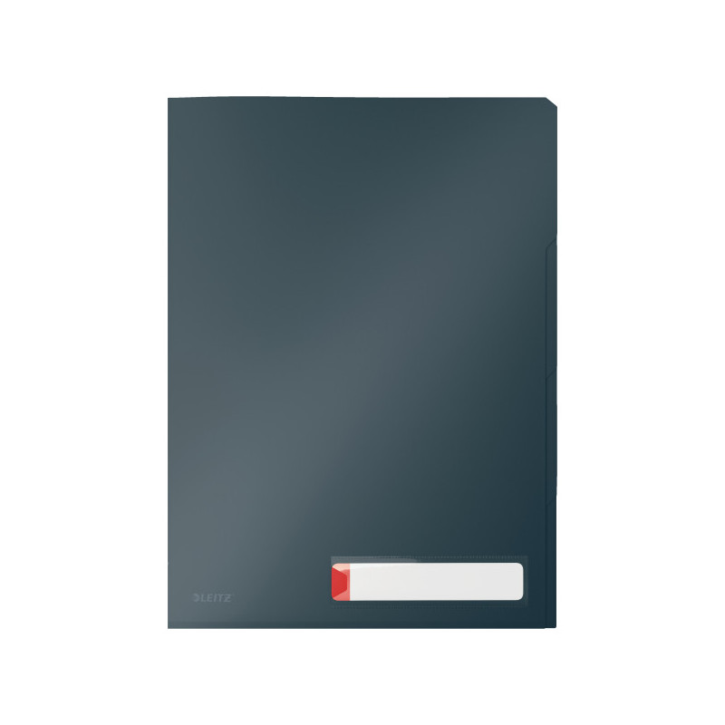 Mapa LEITZ Cosy, 3 compartimente, deschidere superioara si lateral dreapta, cu eticheta, PP, A4, 40