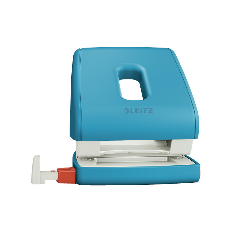 Perforator plastic LEITZ Cosy 5004, 30 coli, albastru celest