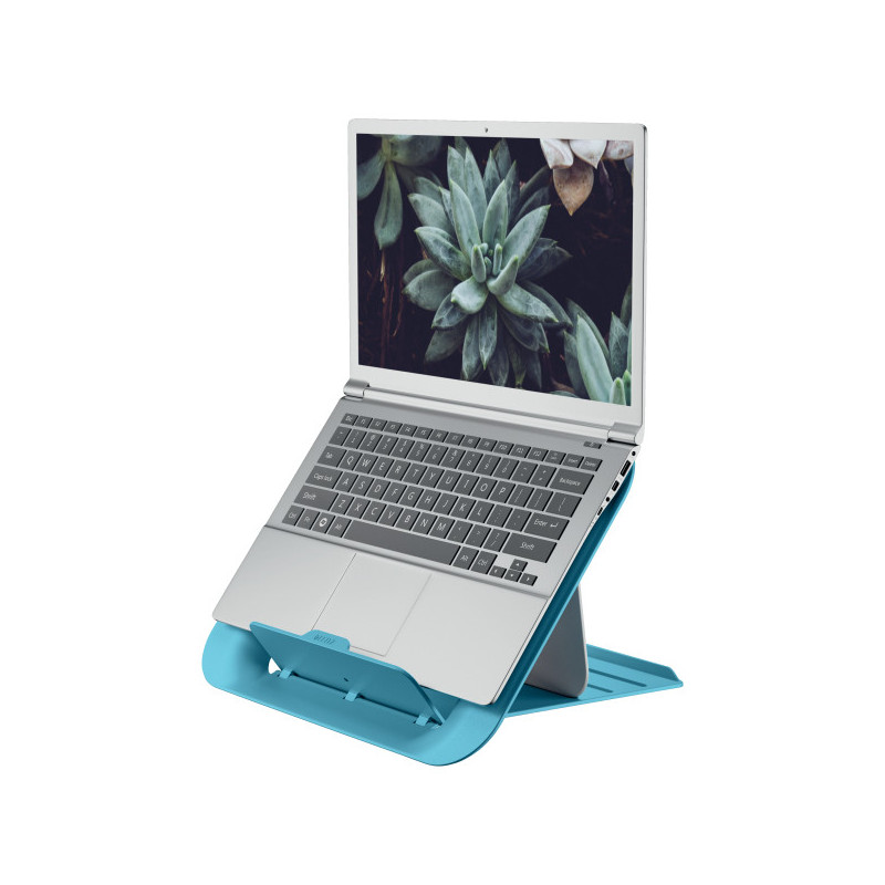 Suport ergonomic LEITZ Cosy, pentru laptop, ajustabil, albastru celest