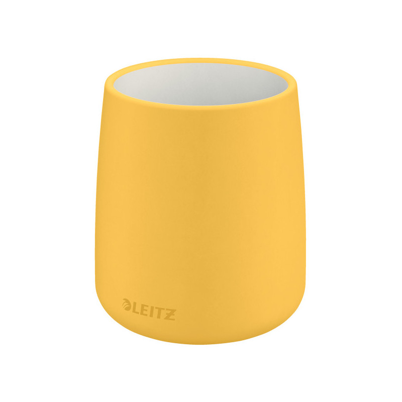 Suport instrumente de scris LEITZ Cosy, ceramica, galben chihlimbar