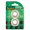 Banda adeziva transparent mata, invizibila la copiere, 19mm x 7.5m, 2 buc/blister, 3M - SCOTCH Magic