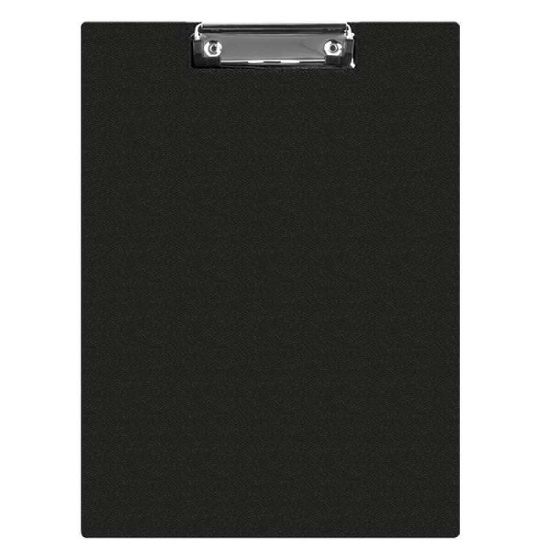 Clipboard dublu A4, plastifiat PP, DONAU - negru