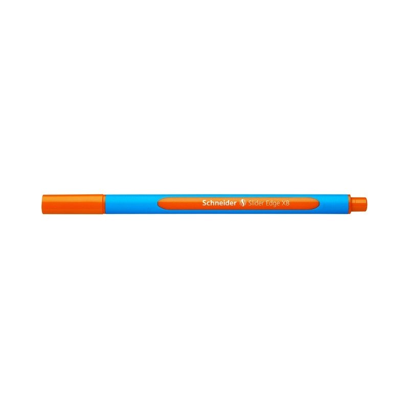 Pix SCHNEIDER Slider Edge XB, rubber grip, varf 1.4mm - scriere portocaliu