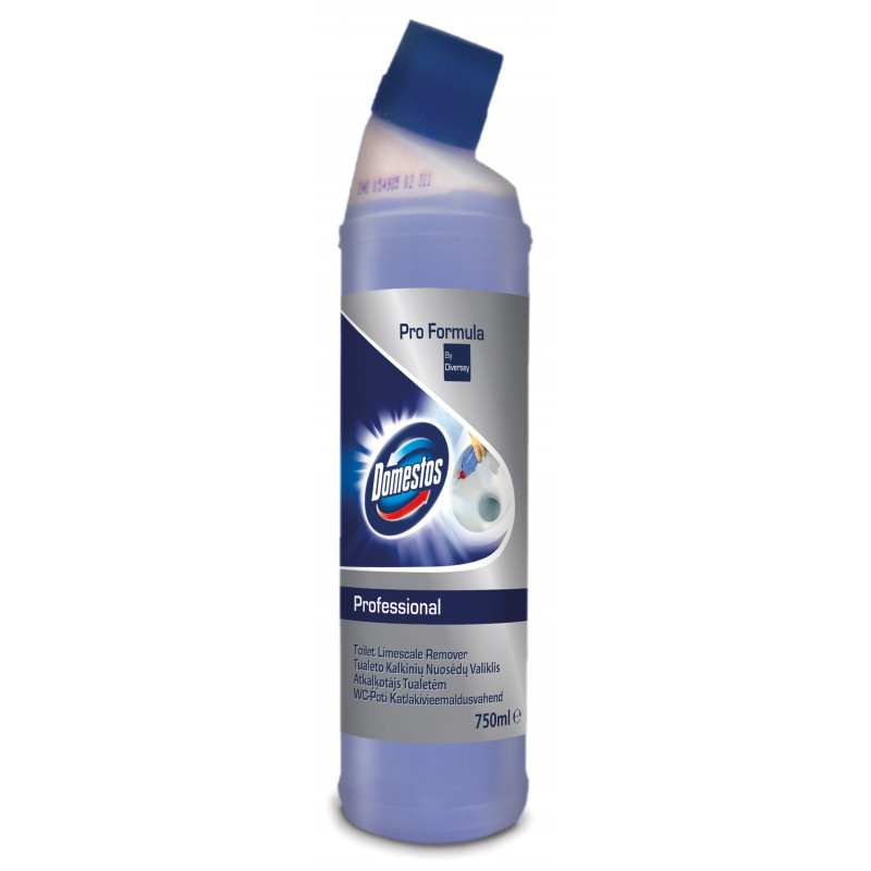 DOMESTOS Diversey, gel pentru curatarea si dezinfectarea toaletelor, formula concentrata, 750ml