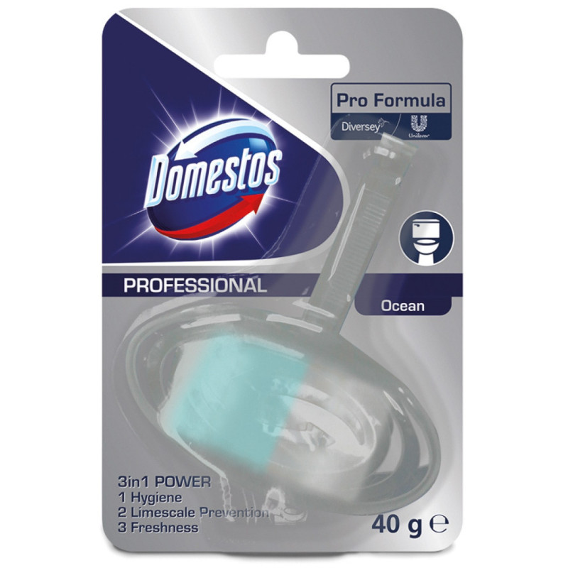 DOMESTOS Diversey Ocean, odorizant solid pentru toaleta - 40 grame