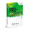 Carton A4, satinat, Pro-Design, clasa A++, 300 gr./mp, 125 coli/top - alb