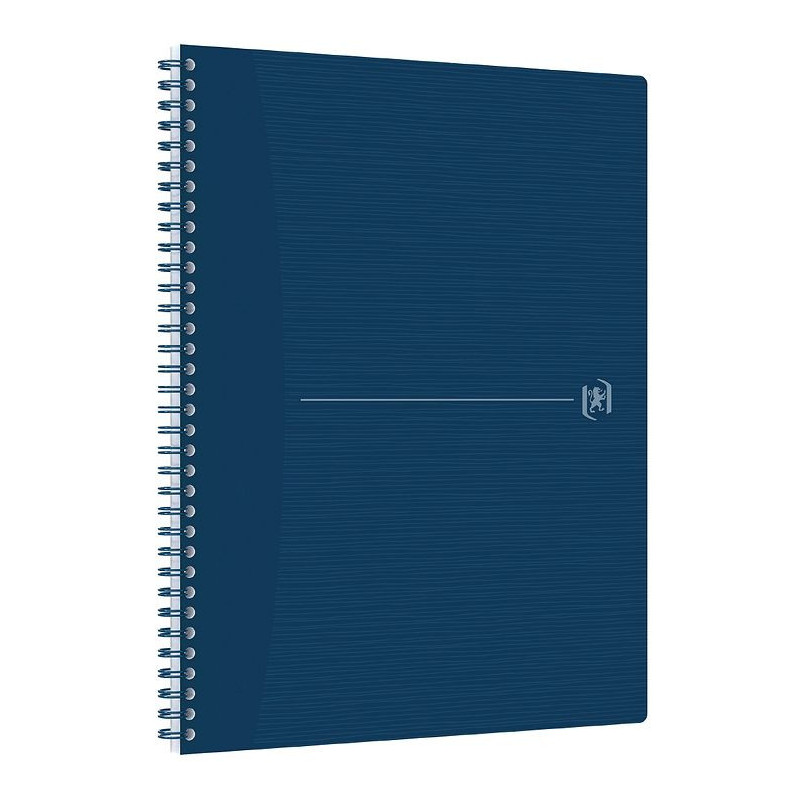 Caiet cu spirala A4+, OXFORD Origins, 70 file-90g/mp, Scribzee, coperta PP - matematica - albastru