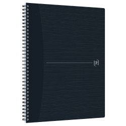Caiet cu spirala A4+, OXFORD Origins, 70 file-90g/mp, Scribzee, coperta PP - dictando - negru