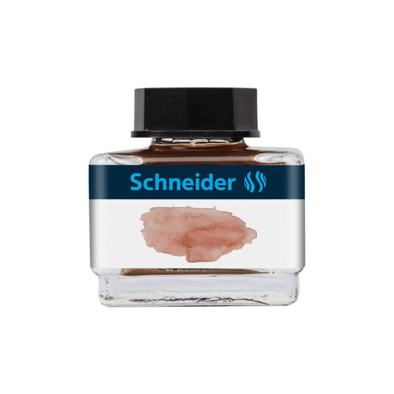 Calimara SCHNEIDER, 15ml - cerneala pastel cognac