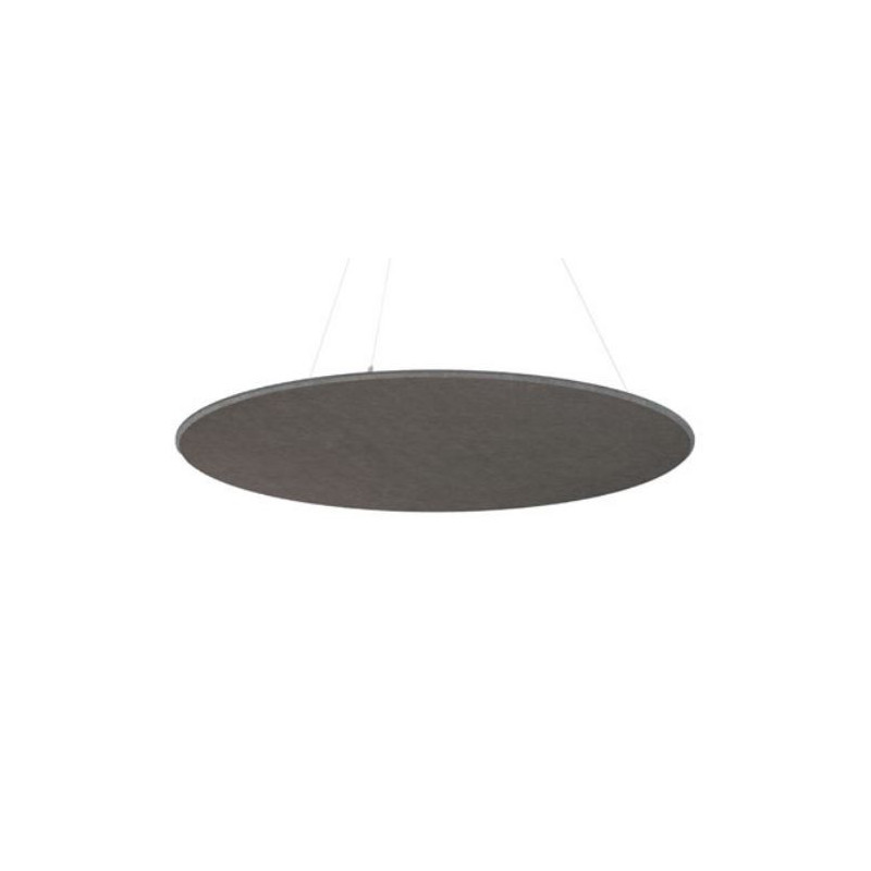 Panou pentru atenuare sunet, D120cm, PET felt, cu sistem de agatare de tavan, inclus, SMIT - gri inc