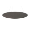 Panou pentru atenuare sunet, D120cm, PET felt, cu sistem de agatare de tavan, inclus, SMIT - gri inc