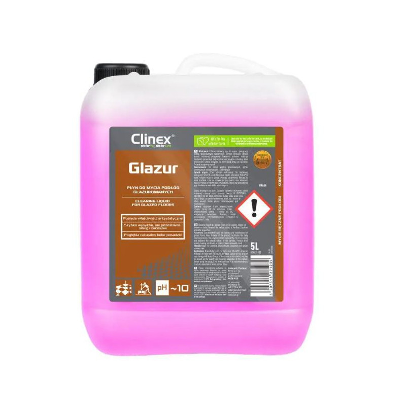 CLINEX Glazur, 5 litri, detergent pentru suprafete glazurate (gresie, faianta)