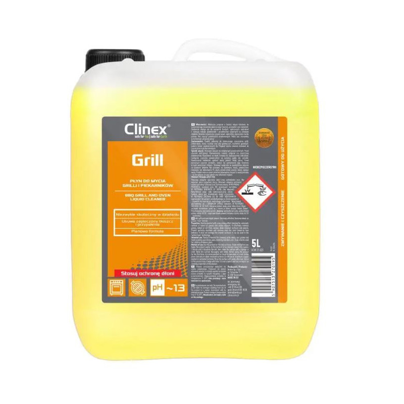CLINEX Grill, 5 litri, detergent pentru curatarea cuptoarelor si gratarelor