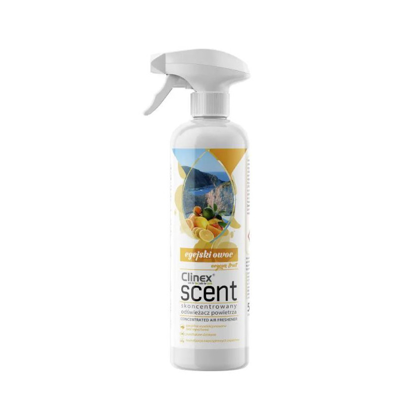 CLINEX Scent Aegean Fruit, 500 ml, cu pulverizator, odorizant de camera