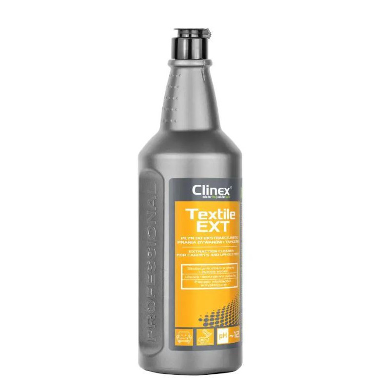 CLINEX Textile EXT, 1 litru, detergent concentrat pentru curatare covoare si tapiterie