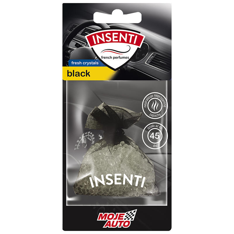 Air Freshener INSENTI Fresh Crystals - black, 20g