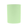 Suport plastic, cilindric, pentru instrumente de scris, D75mm, H-9.5cm, DONAU Life - verde pastel