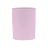 Suport plastic, cilindric, pentru instrumente de scris, D75mm, H-9.5cm, DONAU Life - mov pastel