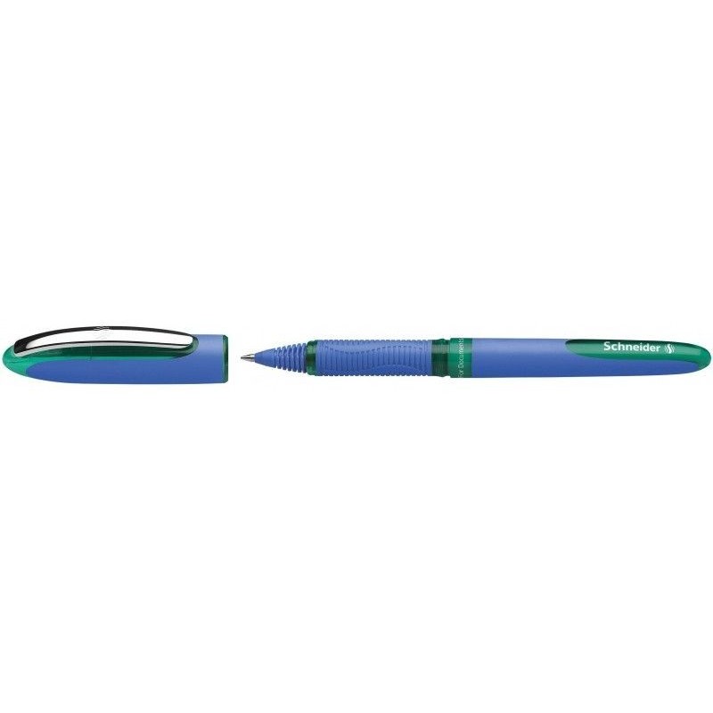 Roller cu cerneala SCHNEIDER One Hybrid C, ball point 0.5mm - scriere verde