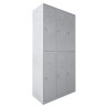 Vestiar cusetat 3x2 cusete- "MAXI", 889X450X1800 mm