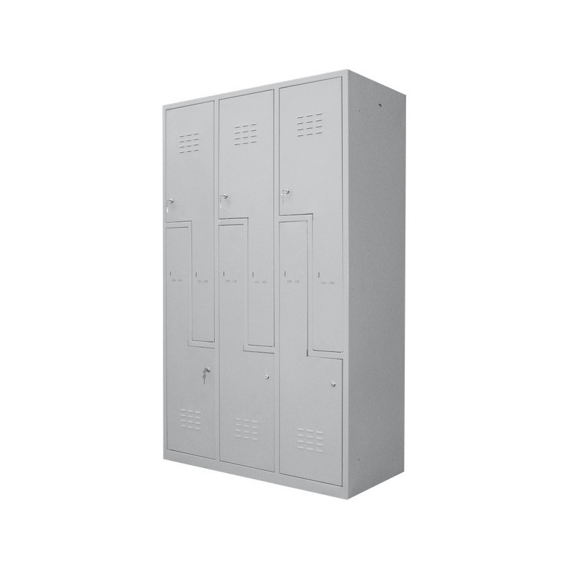Vestiar 6 usi Z, 1150x450x1800 mm