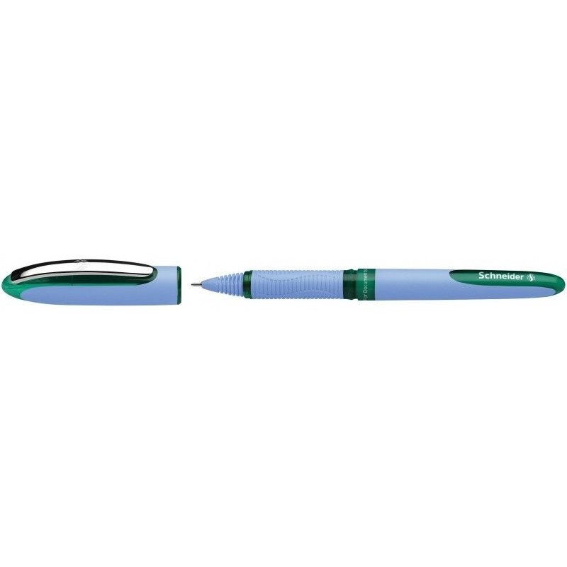 Roller cu cerneala SCHNEIDER One Hybrid N, needle point 0.5mm - scriere verde