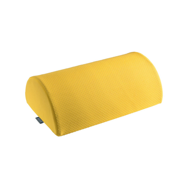 Suport ergonomic LEITZ Cosy, pentru picioare, husa lavabila, galben chihlimbar
