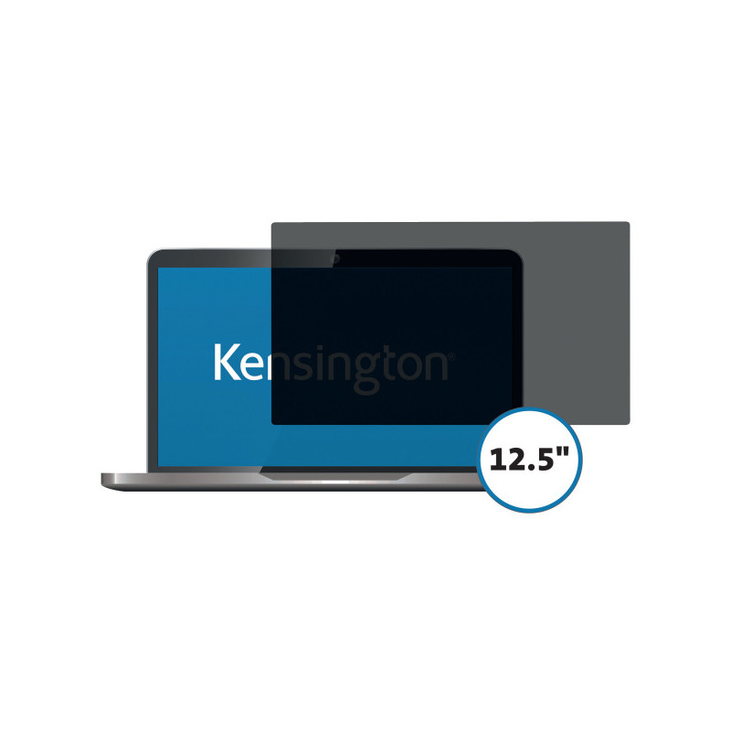 Filtru de confidentialitate Kensington, pentru laptop, 12.5", 16:9, 2 zone, detasabil