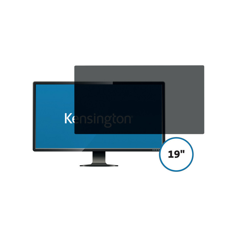 Filtru de confidentialitate Kensington, pentru monitor, 19.0", 16:9, 2 zone, detasabil